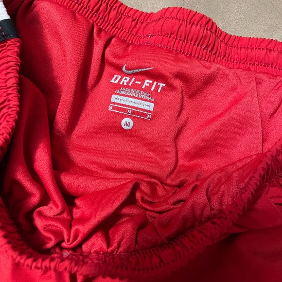 Women’s Nike Dri-FIT Red Shorts - Medium - Picture 2 of 3